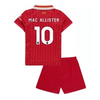 Liverpool Alexis Mac Allister #10 Domáci Detský futbalový dres 2024-25 Krátky Rukáv (+ trenírky)